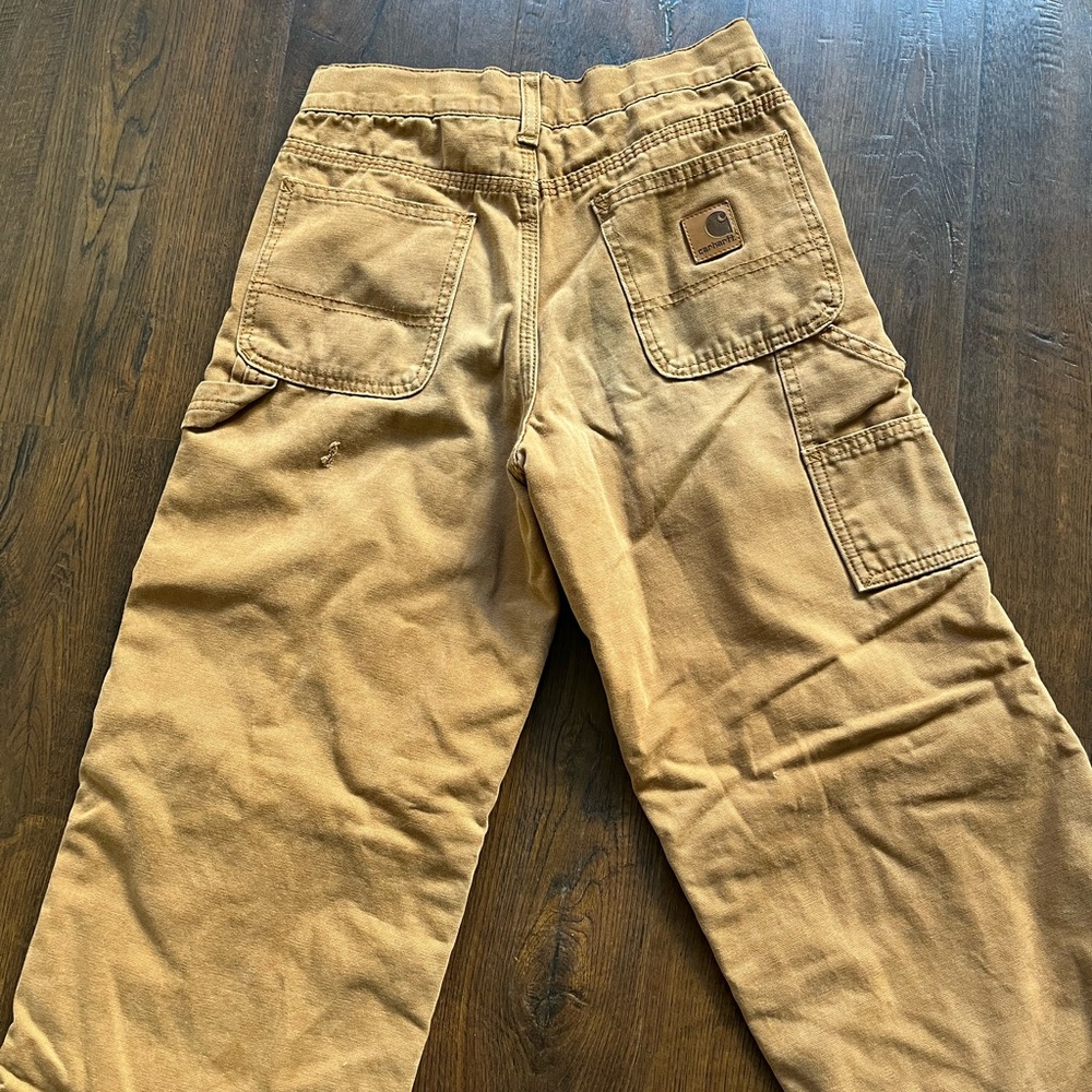 Flannel lined Carhartt Pants